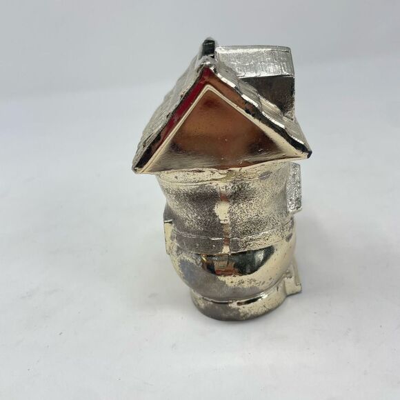 Little Old Lady Who Lived In A Shoe Silver Plated Coin Piggy Bank HG2 - Picture 4 of 10